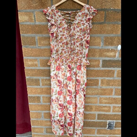 Anthropologie FIG & FLOWER boho dress large - Picture 9 of 13